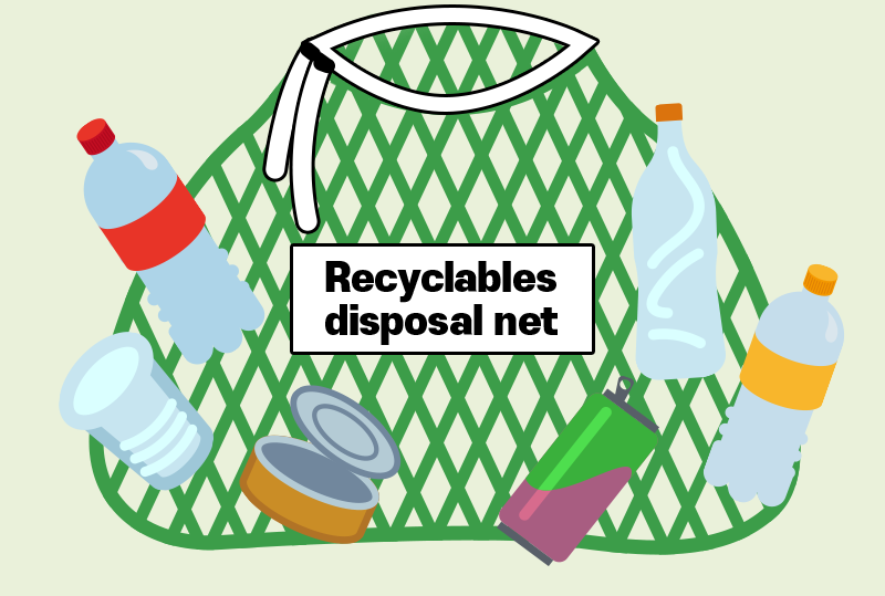 Green Net (Plastic bags, cans, etc.)